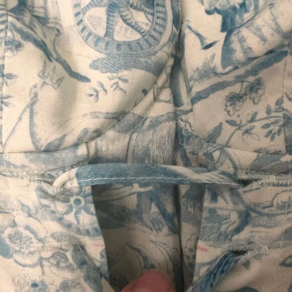 Selkie x Anthropologie The Renaissance Gown In Blue Toile Print - Picture 12 of 14